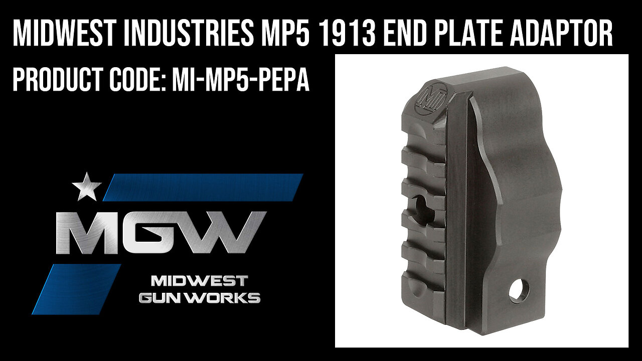 Midwest Industries MP5 1913 End Plate Adaptor - MI-MP5-PEPA