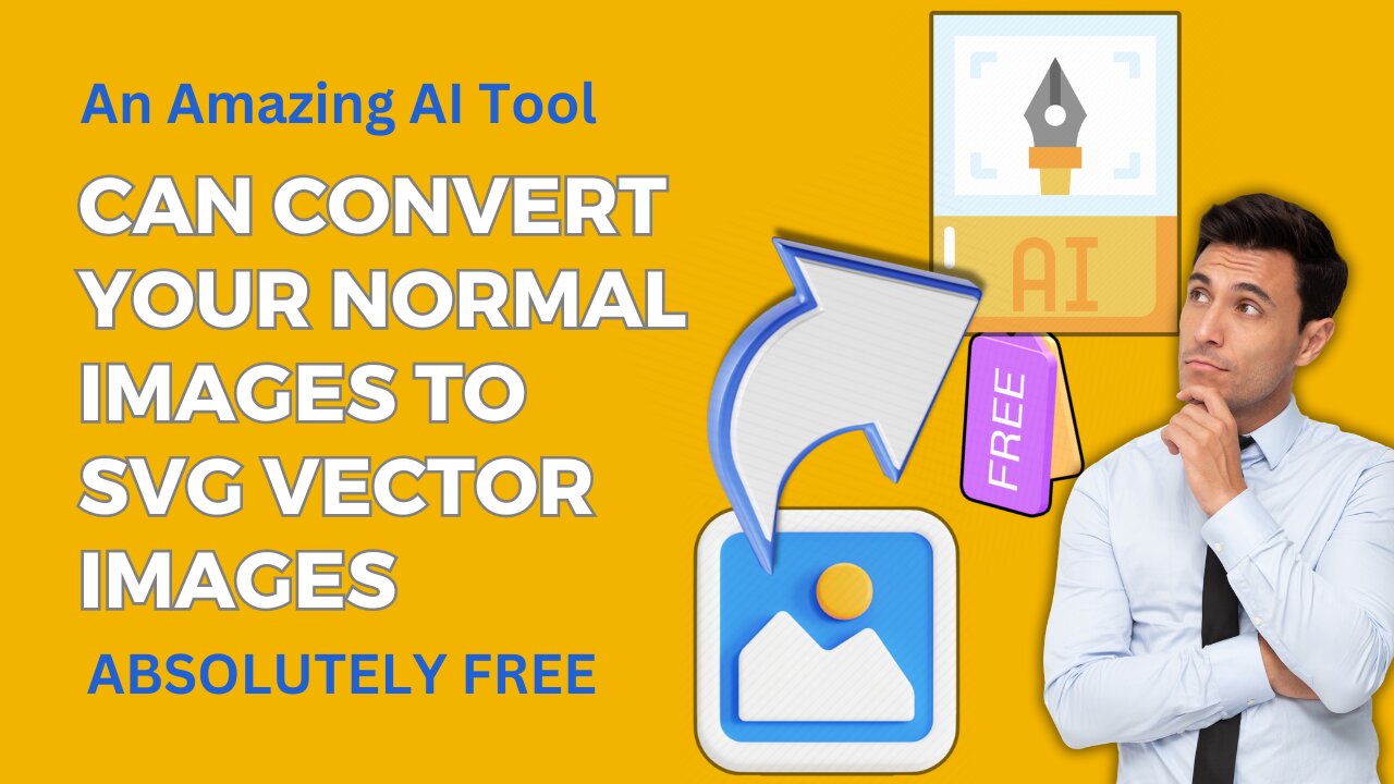 Amazing AI | Can Convert Normal Images to SVG Vectors Images | Absolutely Free | Just A Click Away