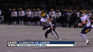 Clarkston beats Lapeer in WXYZ Game of the Week