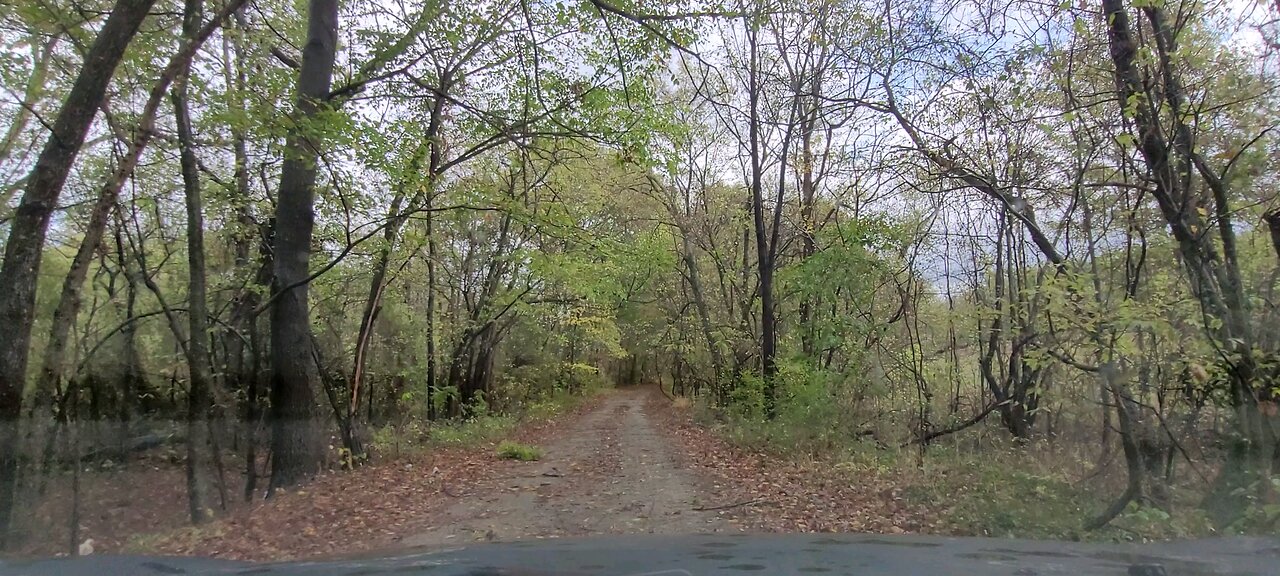 Abandoned Road in Okmulgee Oklahoma 11-04-2024