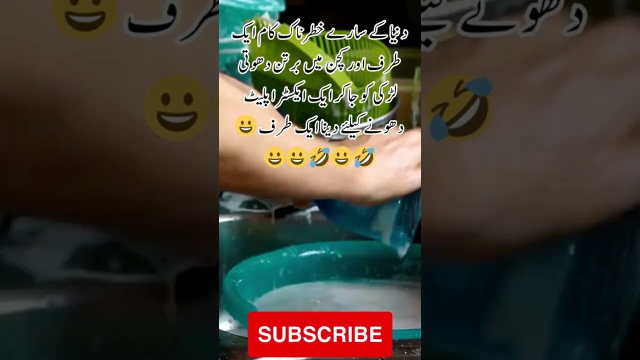 Dish washing girl | interesting facts | funny quotes | joke in Urdu