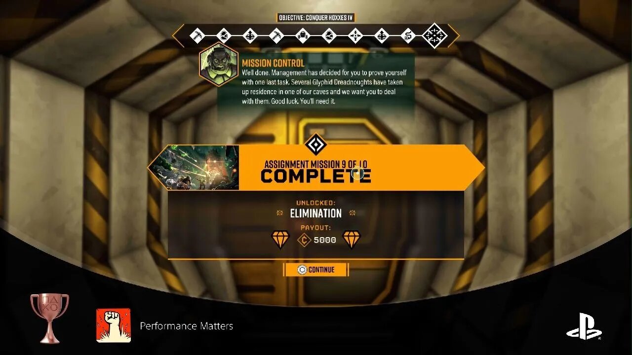 Deep Rock Galactic trophy