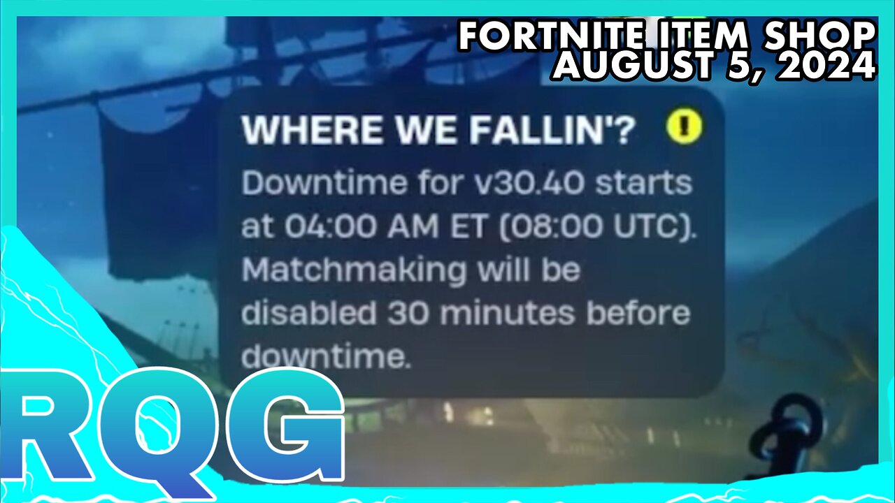 FALL GUYS SHOULD BE COMING! HAS FNAF x FN BEEN ANNOUNCED? FORTNITE ITEM SHOP (August 5, 2024)
