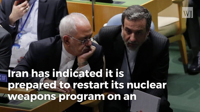 Iran Vows 'Industrial-Scale Enrichment' If Attempts To Save Nuclear Deal Fall Through