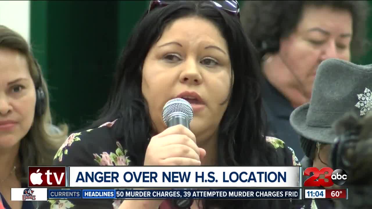 Residents angry over new high school location