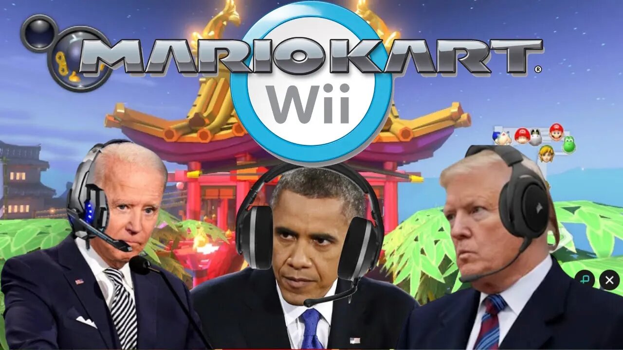 The Presidents Play Mario Kart Wii 9