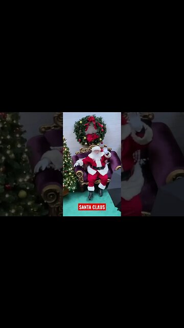 Santa Claus Waves Hello