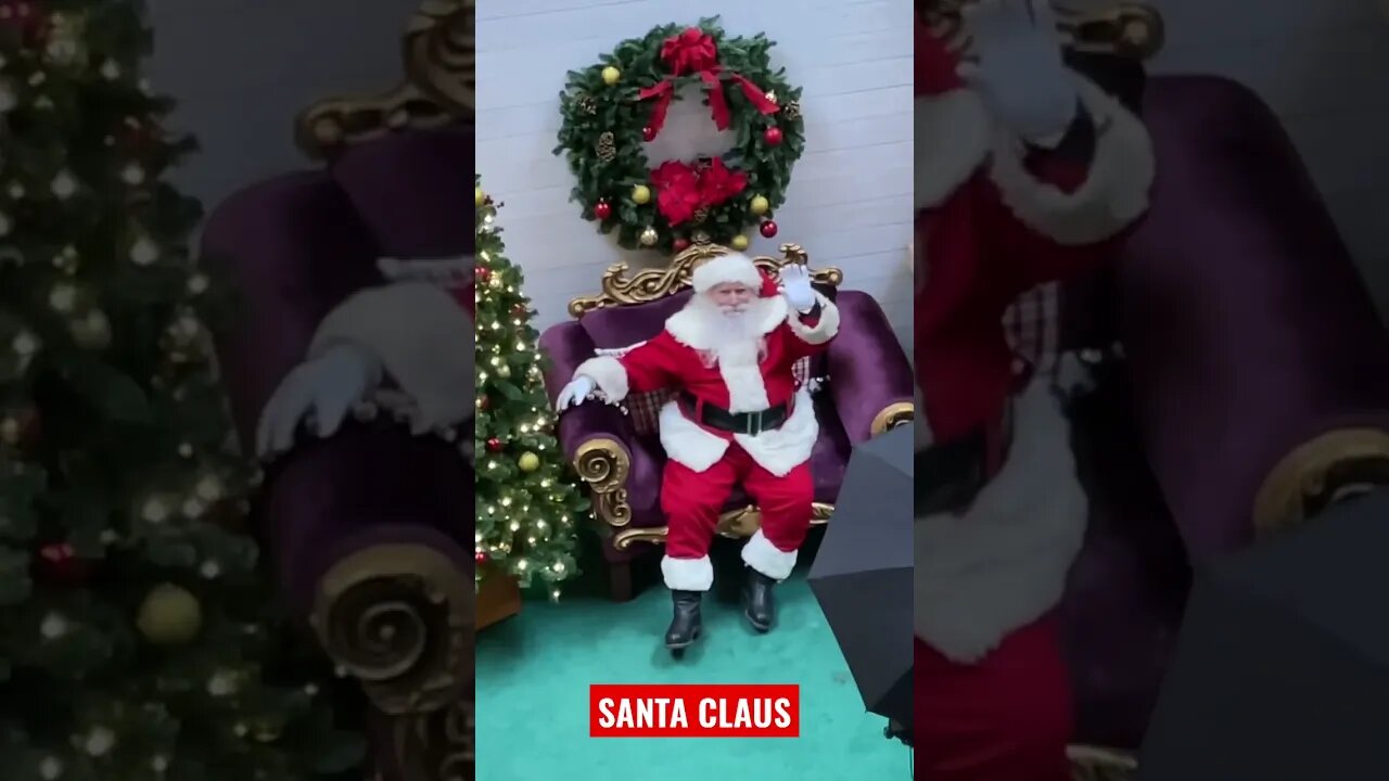 Santa Claus Waves Hello