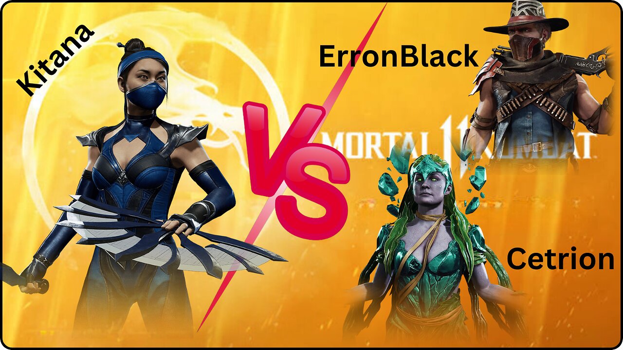 Mortal Kombat 11 || Kitana Vs Cetrion & Erron Black || MK11