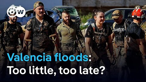 Spain's PM Sanchez sends more soldiers and police to flood epicenter | DW News