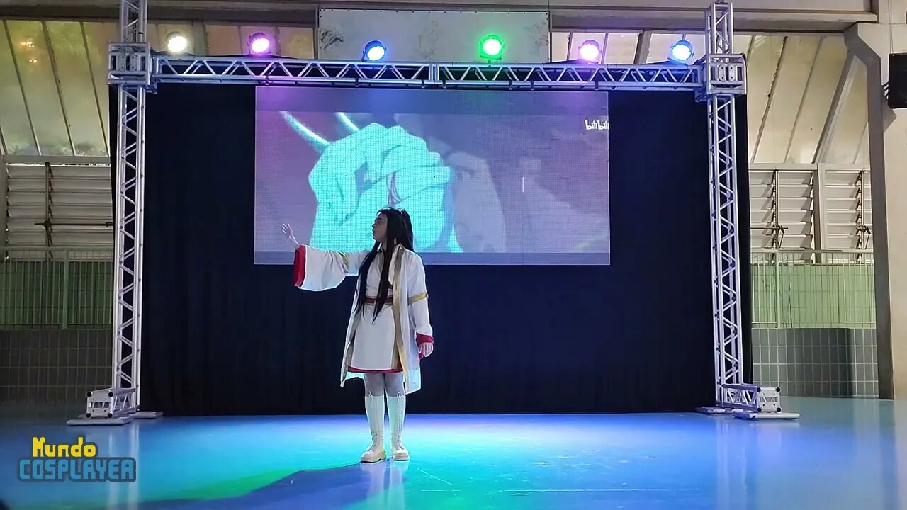 Apresentação Cosplay de Xie Lian do anime Heaven Official's Blessing no 27º Campinas Anime Fest