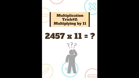 BEST MULTIPLICATION TRICK #2 | MULTIPLYING BY 11