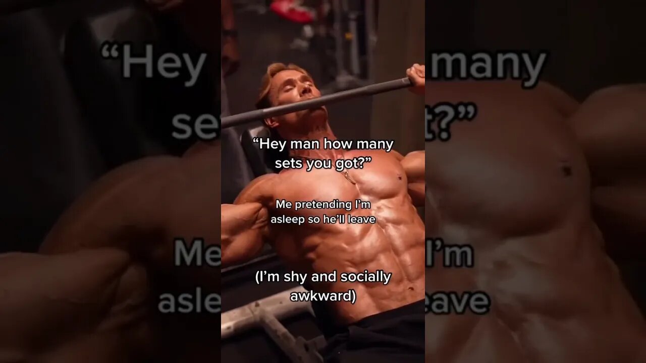 I’m Shy And Socially Awkward 😬 #fitnessshorts #mikeohearn #gym #bodybuilding