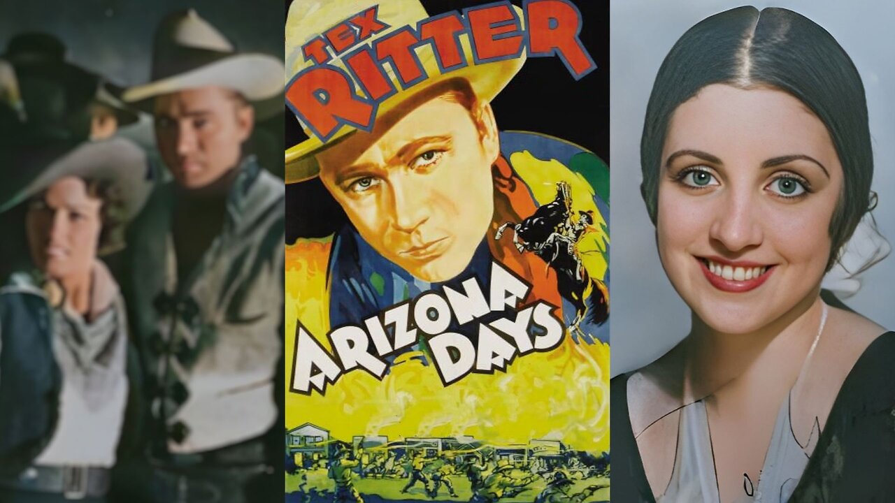 ARIZONA DAYS (1937) Tex Ritter, Syd Saylor & Ethelind Terry | Drama, Western | B&W