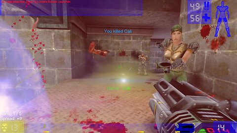 Exploring Unreal Tournament Turbine Deathmatch Level on Windows