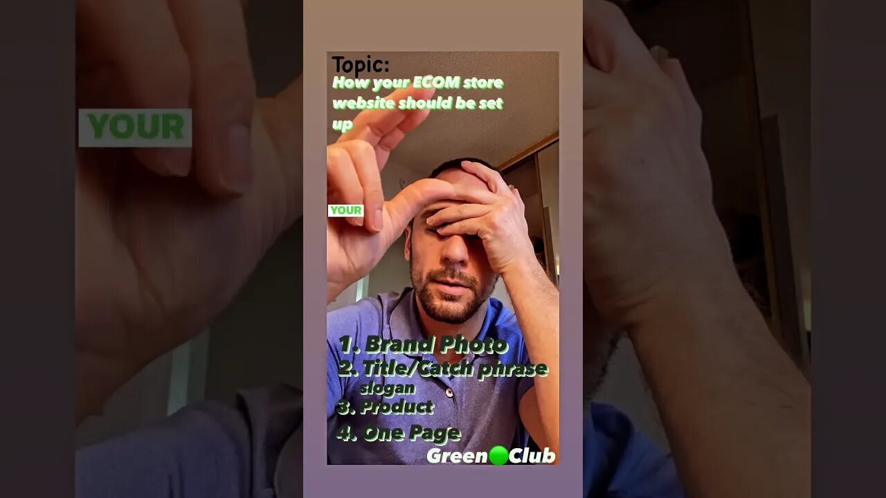 How to create a ECOM website - Green 🟢 Club