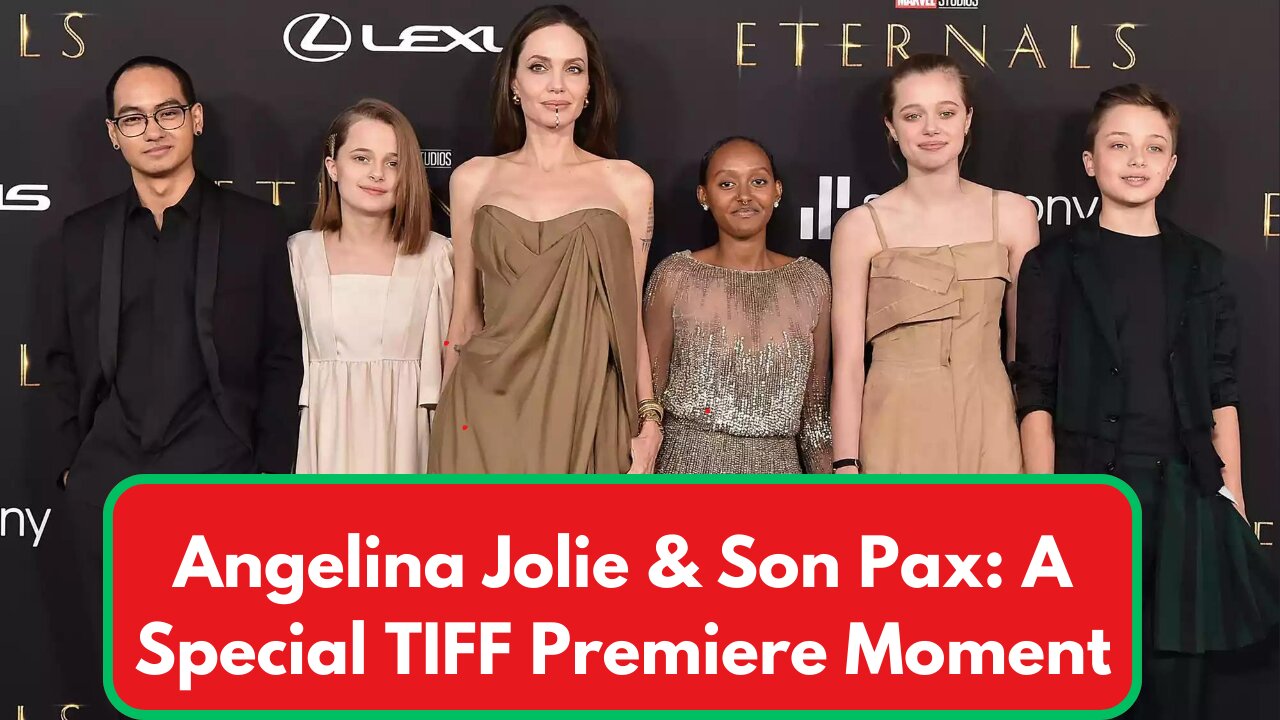 Angelina Jolie Shines at TIFF Premiere with Son Pax After His Recovery | Without Blood Debut