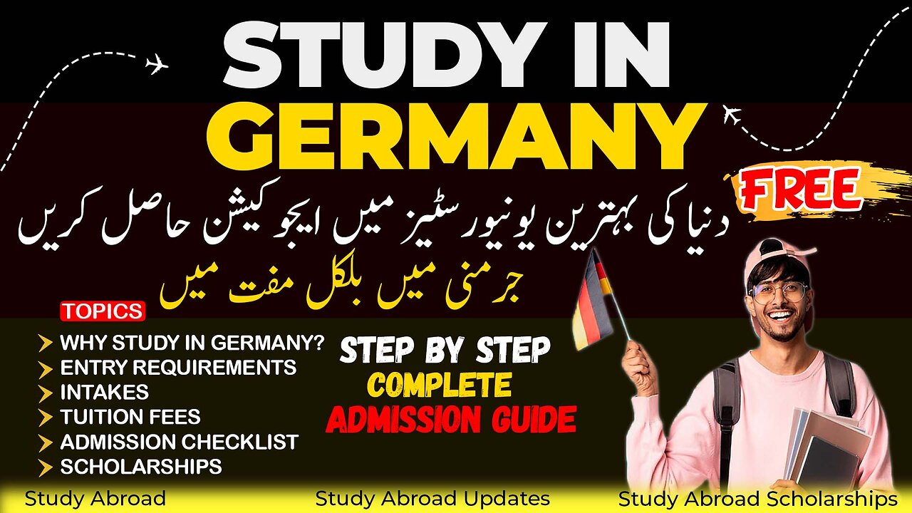 Study In Germany | The Easiest Step by Step Admission Guide | Free Education