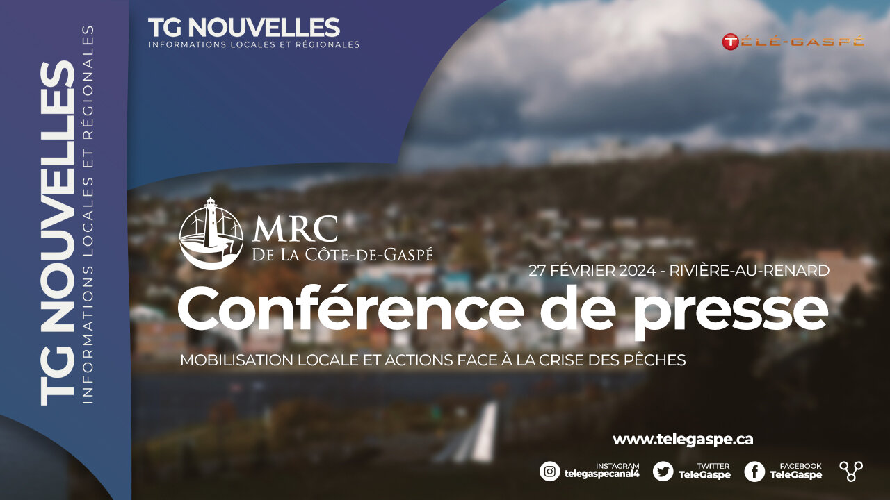 Conférence de presse - Mobilisation locale et actions face à la crise des pêches