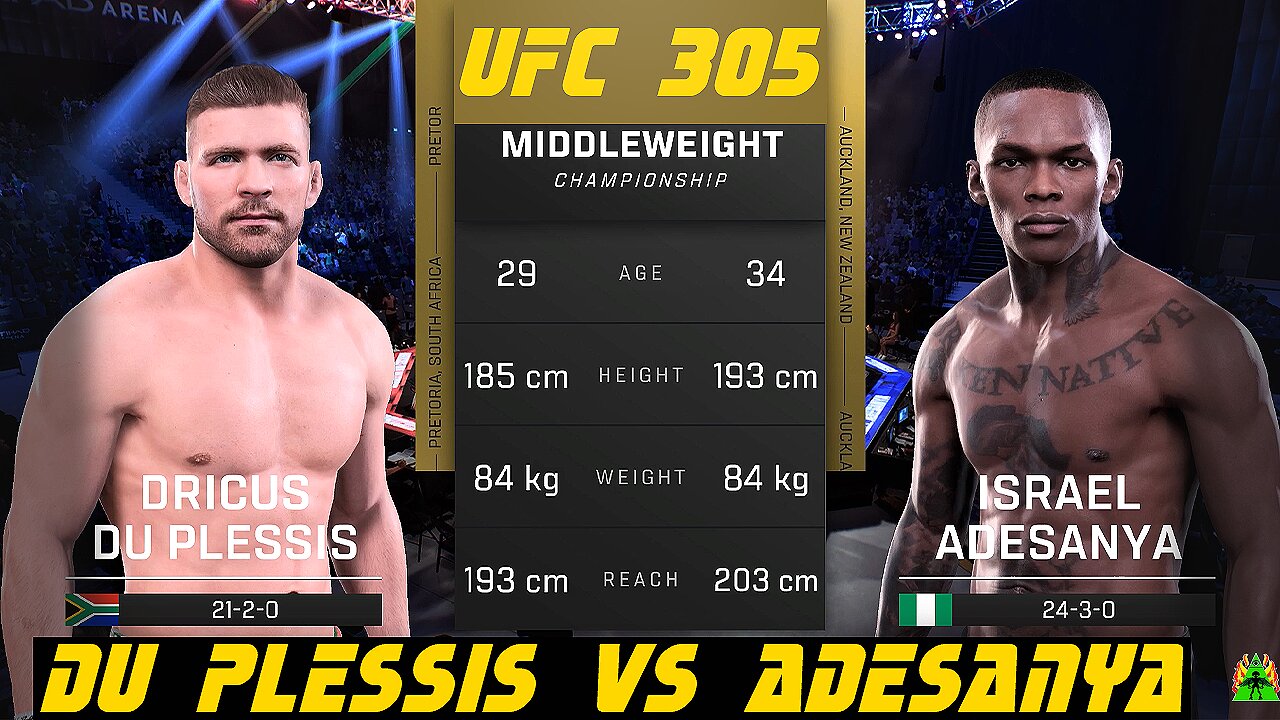 UFC 5 - DU PLESSIS VS ADESANYA