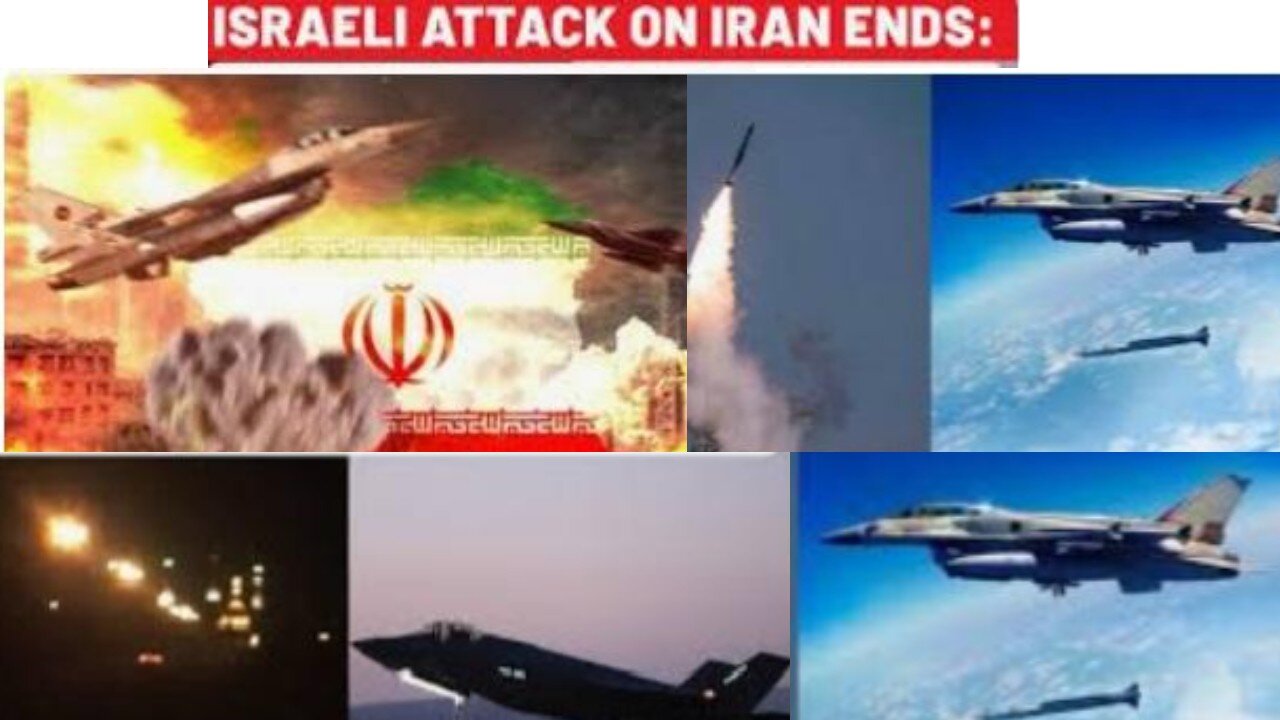 Breaking News : Israel used more than 100 planes attack on Iran