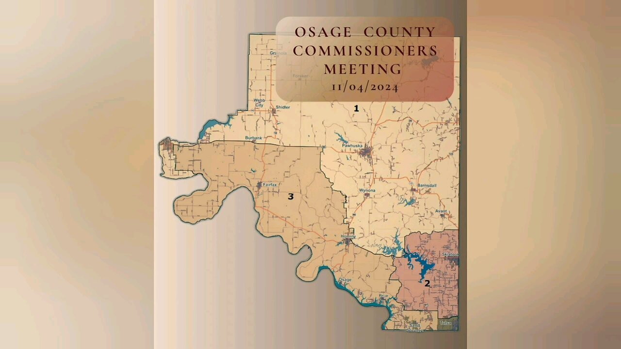 Osage County Commissioners Meeting 11.04.202