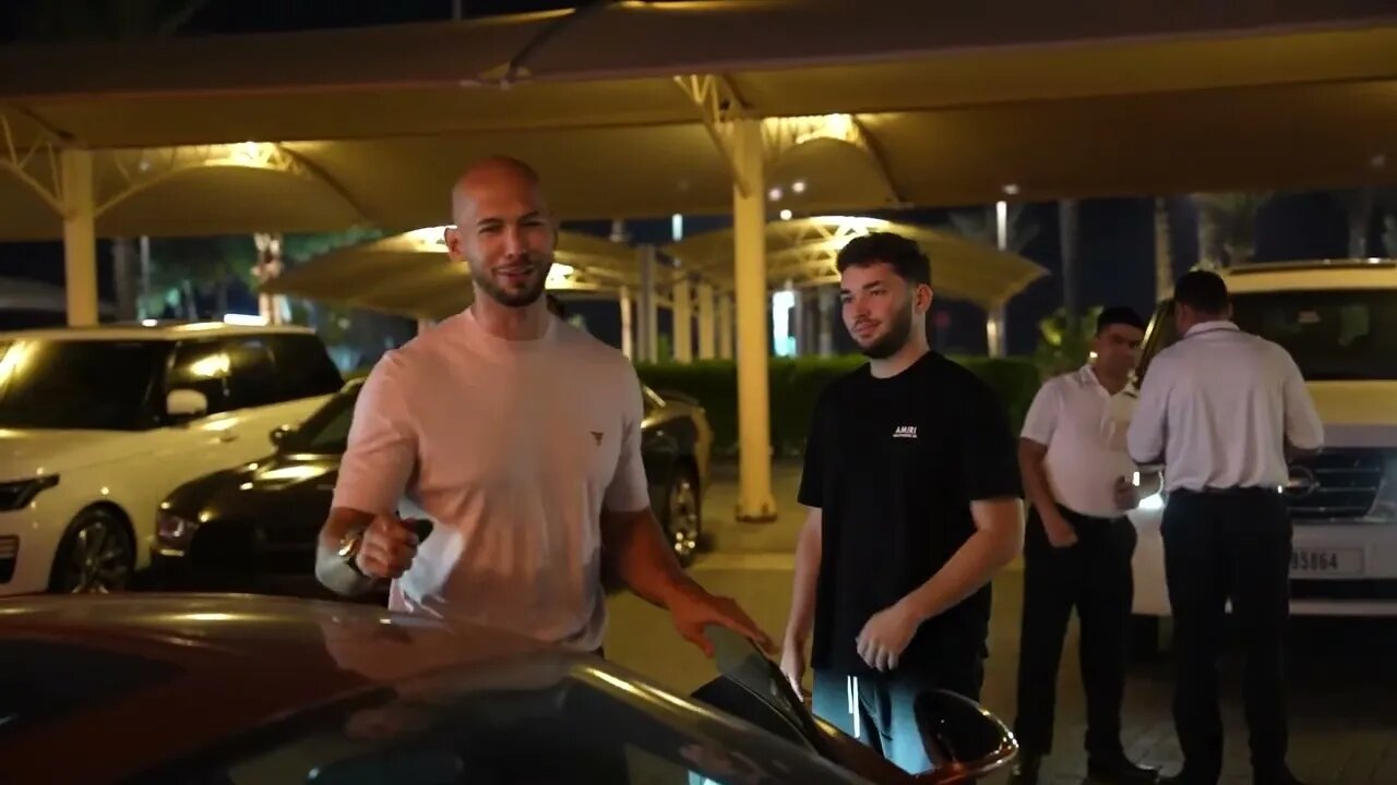 Andrew Tate warns Adin Ross for touching his Bugatti