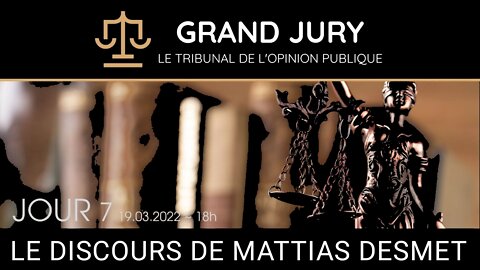 Jour 7 - Grand Jury - Prof. Dr. Mattias Desmet