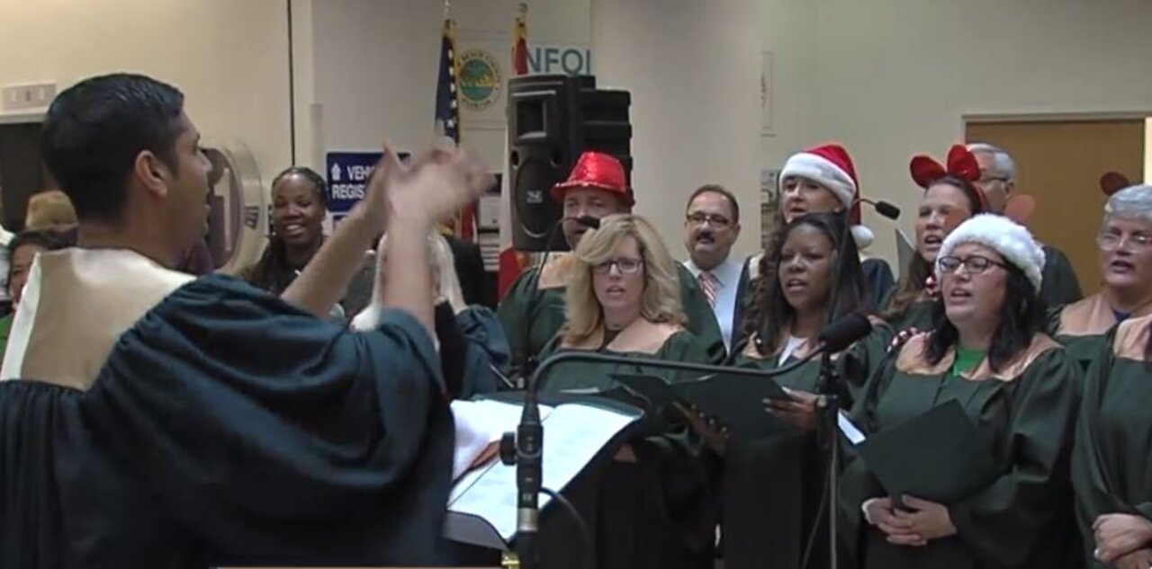 Palm Beach County Clerk and Comptroller getting in the holiday spirit