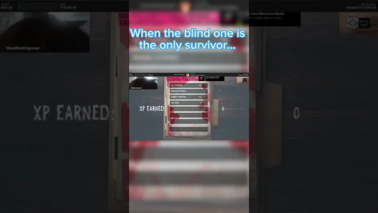 When The Blind One Is The Only Survivor