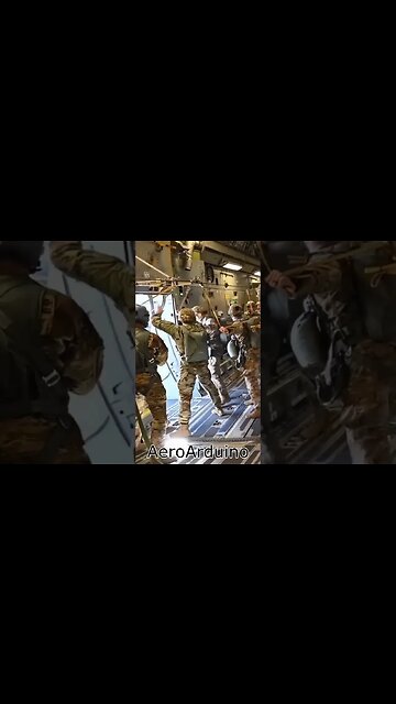 I Jumped From #C130 Hercules With A Parachute #Aviation #AeroArduino