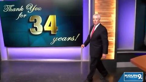 Guy Atchley dances his way into retirement