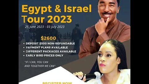 Dr. Molapo & Major Daughter - Egypt Israel Tour