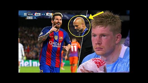 The Day Lionel Messi Destroyed Manchester City And Kevin De Bruyne