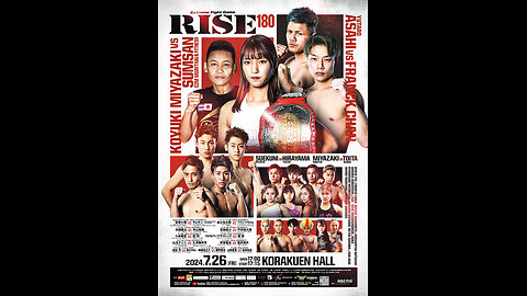 Rise 180 - Jul 26 2024 - Korakuen Hall, Tokyo