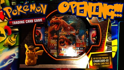 NEW Detective Pikachu CHARIZARD GX Case File Opening!