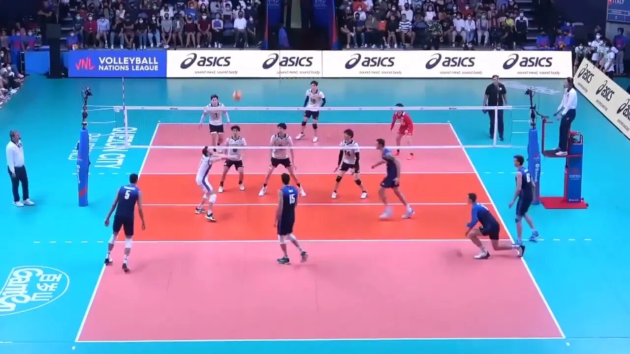 Volleyball Japan vs Italy Amazing Match Highlights 1