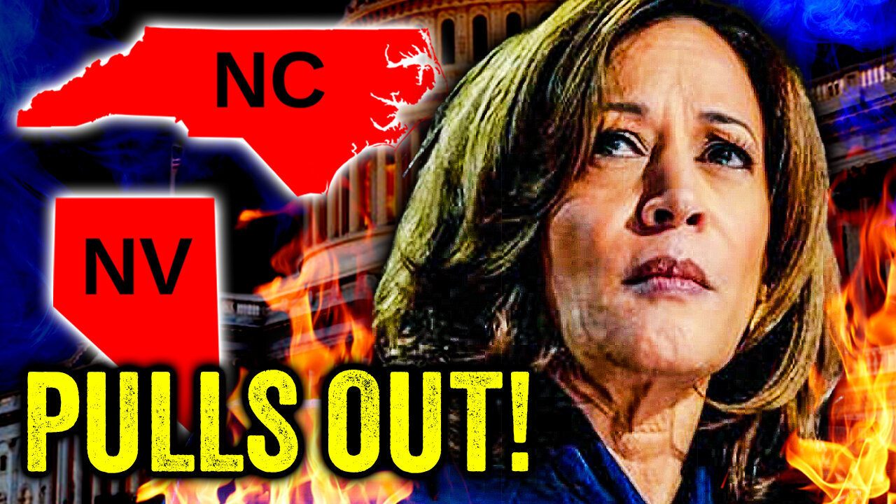 Harris is CRUMBLING as She PULLS Out of NC & NV!!