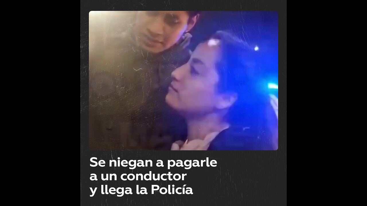 Pareja en México se niega a pagarle a un conductor y llega la Policía