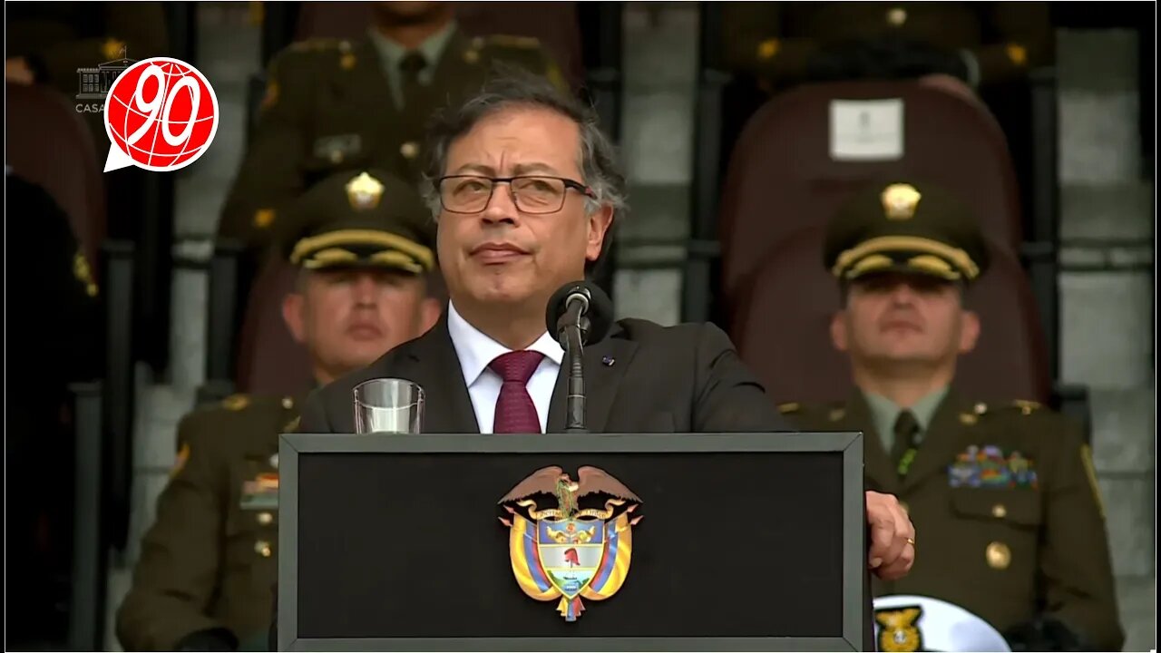 🎥 Palabras Presidente Gustavo Petro, ceremonia de condecoración personal de Policía y del Ejército👇