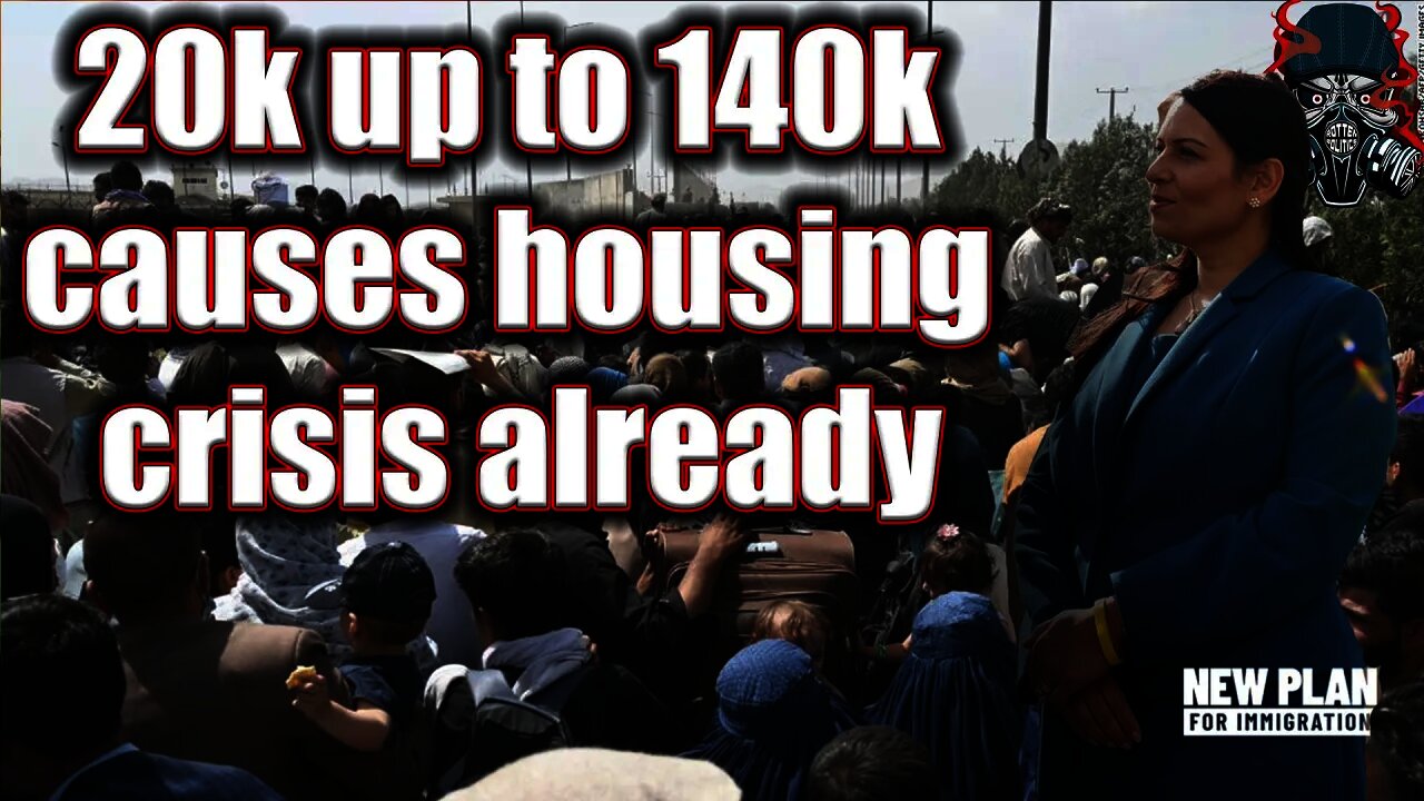 The family reunion law means the 20k afghan refugees jumps to 140k based on avg family size😯