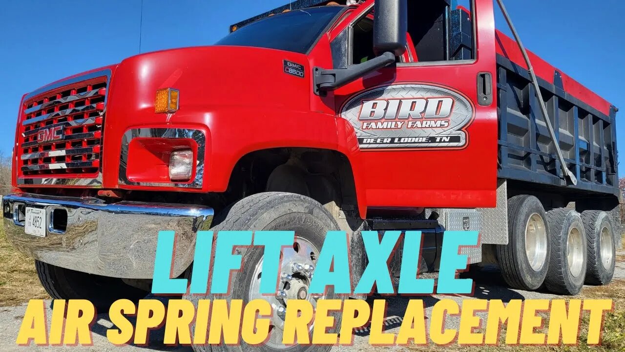 DIY Truck Maintenance - Replacing Hendrickson Lift Axle Air Springs.