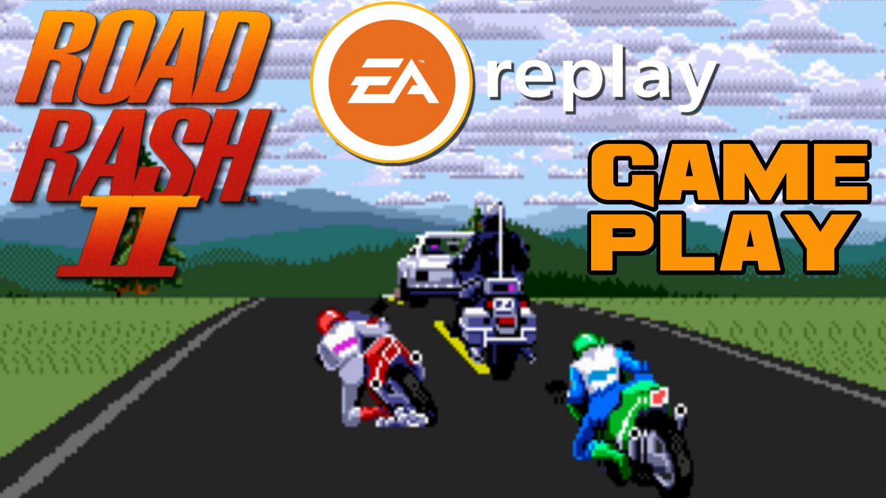 🏍⛓🚔 EA Replay - Road Rash II - Sony PSP Gameplay 🚔⛓🏍 😎Benjamillion