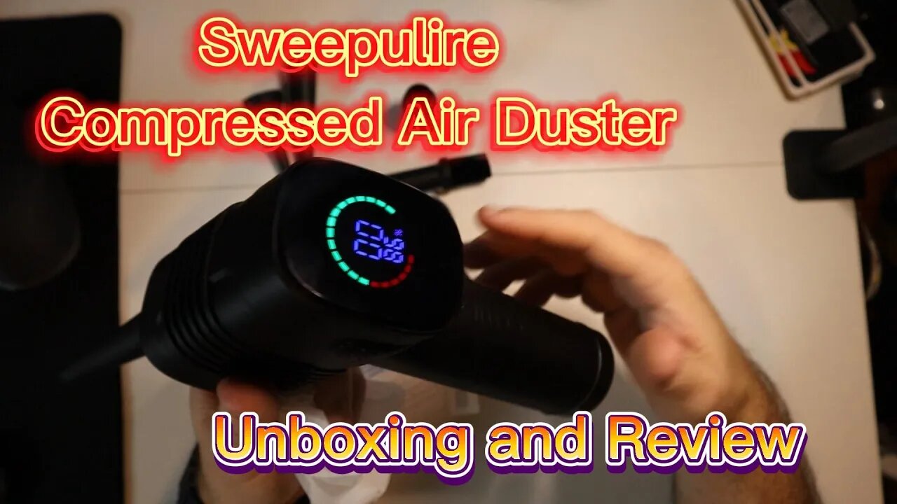 Sweepulire Compressed Air Duster Unboxing and Review