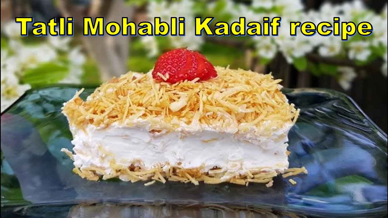 How to Make Delectable Mahlabi Dessert with Kadayif-4K