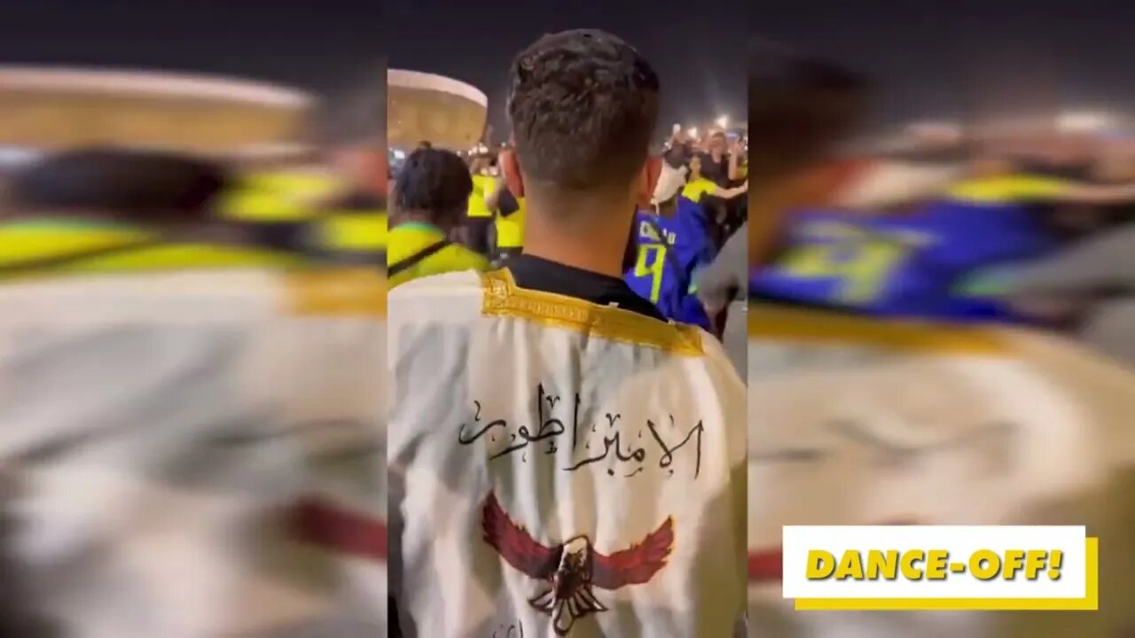 Epic dance battle breaks out at World Cup 2022 in Qatar