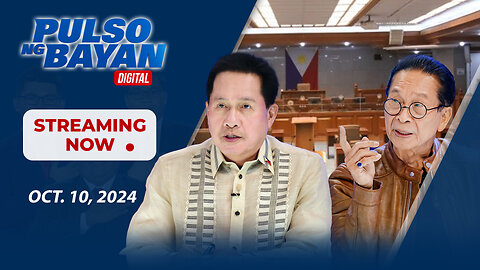 LIVE | Pulso ng Bayan with Admar Vilando at MJ Mondejar| Oct. 10, 2024