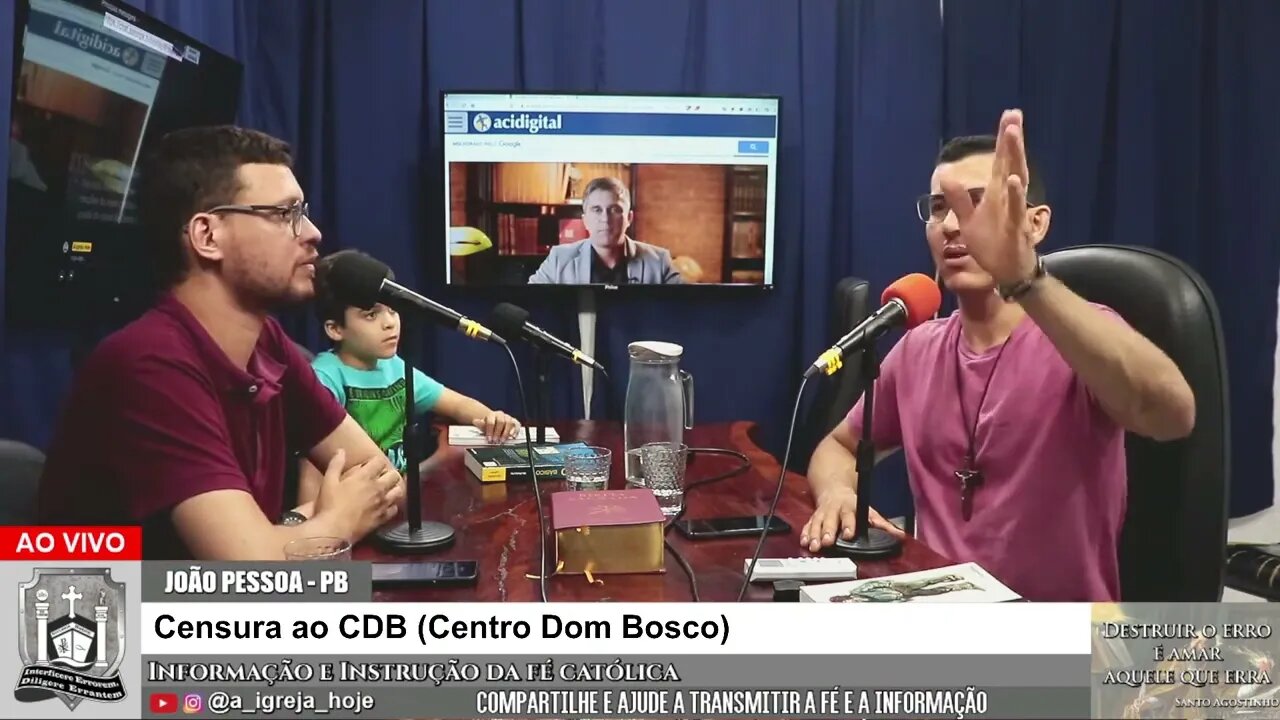 Comentários sobre a queda do canal do Centro Dom Bosco