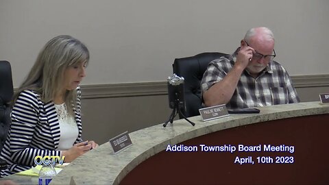 Addison Township Board Meeting: April, 10th 2023