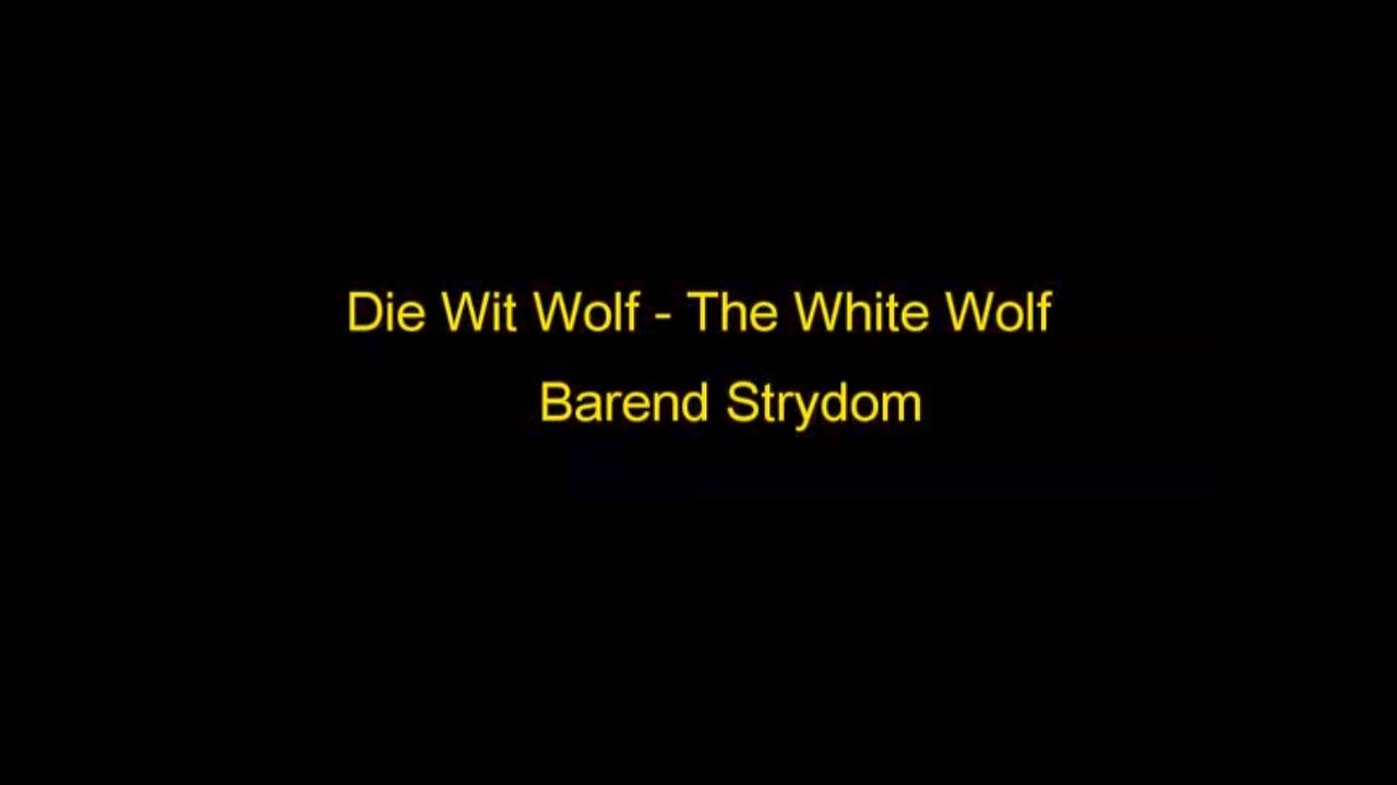 Banned Documentary on Barend Strydom, The White Wolf